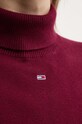 Svetr Tommy Jeans DW0DW19686 burgundské