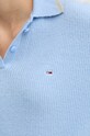 Tommy Jeans sweter wełniany DW0DW19833 niebieski