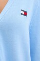 Tommy Jeans cardigan din bumbac DW0DW19913 albastru
