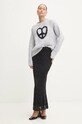 Свитер с примесью шерсти Moschino Jeans 0913.8705 серый AW24