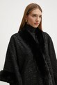 Morgan poncho 5TWEED czarny 5TWEED