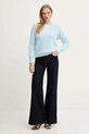 Свитер с примесью шерсти Morgan MREINE MREINE голубой AW25