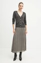 Кардиган з домішкою вовни Morgan MJE MJE сірий AW24