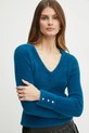 Свитер Morgan MOOVE MOOVE бирюзовый AW24