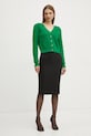 Кардиган з домішкою вовни Morgan MZITA MZITA зелений AW24