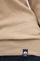North Sails sweter z domieszką wełny 095481 beżowy