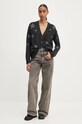 ZADIG&VOLTAIRE kardigan kaszmirowy KWCA00586 szary AW24