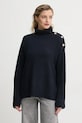 ZADIG&VOLTAIRE pulover de casmir KWSW00002 bleumarin AW24