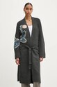 ZADIG&VOLTAIRE kardigan wełniany KWCO00081 szary AW24
