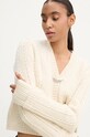 ZADIG&VOLTAIRE kardigan wełniany beżowy KWCA00578