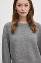OUI sweter wełniany szary 89949