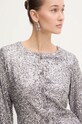 Рубашка Never Fully Dressed Gunmetal Alexa Sequin Cardigan серебрянный NFDTO1583