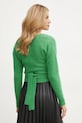 Îmbrăcăminte Simona Corsellini cardigan din lână A24CPCRP01 verde