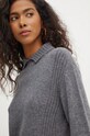 Vuneni pulover Simona Corsellini siva A24CPMGG04
