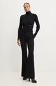 Шерстяной свитер Patou KN1848009 чёрный AW24
