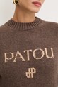 Vuneni pulover Patou KN1928064 smeđa