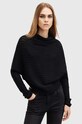 Μάλλινη μπλουζα AllSaints RIDLEY LADDER λεπτή μαύρο W020KB