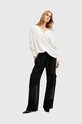 AllSaints pulover de lana BERN alb W037KB