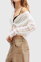 Îmbrăcăminte AllSaints cardigan din lana VIVIAN W056KB alb