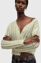 Vlněný svetr AllSaints VIVIAN W056KB béžová AW24