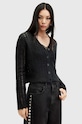 Vuneni kardigan AllSaints VIVIAN Planet friendly crna W056KB