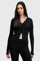 AllSaints cardigan CRUZ grosime medie negru W105KB