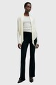 Вовняний кардиган AllSaints WASSON W119KB білий