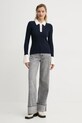 FROM FUTURE pulover de lana WPP02315 bleumarin SS25
