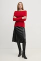 Свитер с примесью шерсти Sisley 1026M201Z красный AW24