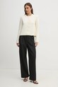 Кардиган з домішкою вовни Sisley 1176M500N бежевий AW24