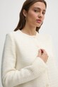 Кардиган з домішкою вовни Sisley бежевий 1176M500N