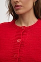 Sisley kardigan z domieszką wełny 1176M500N czerwony