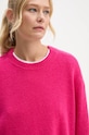 AERON pulover de cașmir roz PU267548
