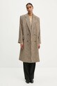 Вовняний кардиган A.L.C. Lanie 7SWCA00211 бежевий AW24