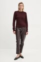 A.L.C. pulover de casmir Ashtyn 7SWPO01029 burgundia AW24