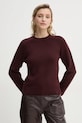 A.L.C. sweter kaszmirowy Ashtyn bordowy 7SWPO01029