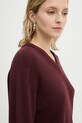 A.L.C. sweter kaszmirowy Calven bordowy 7SWPO01027