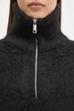 Sportmax sweter wełniany Falcone 2422366172600 czarny