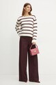 Πουλόβερ με προσθήκη μαλλιού Forte Forte 13341.myknit μπεζ AW24