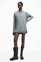 Vlněný svetr AllSaints BERN WRAP JUMPER šedá W028KB