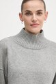 Svetr z vlněné směsi OUI šedá 89932