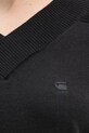 G-Star pulover de lână D25225.D847 negru