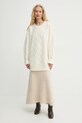 Stand Studio pulover de lana Neriah Sweater 66357.8715 bej AW24