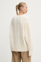 Odzież Stand Studio sweter wełniany Ina Sweater 66362.8713 beżowy