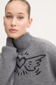 Miss Sixty maglione in lana x Keith Haring grigio 6L4RJ0380000