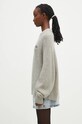 Μάλλινο πουλόβερ Rotate Light Knit Logo 1128671125 γκρί AW24