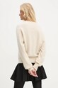 Îmbrăcăminte By Malene Birger pulover de cașmir MANTEA Q72552003 bej