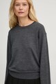 Шерстяной свитер By Malene Birger MANTEA серый Q72580004