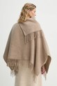 Ρούχα Μάλλινο πόντσο By Malene Birger TURTMA Q70455023Z μπεζ