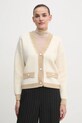 Artigli cardigan cu modele bej ACMA000088